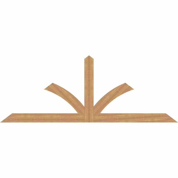 Ekena Millwork Richland Timber Gable Bracket, Western Red Cedar, 108"W x 40"H x 1 1/2"D x 5 1/2"F, 9/12 Pitch GBW108X40X0206RIC00SWR - main